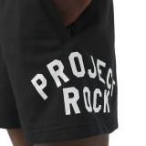 UNDER ARMOUR PROJECT ROCK TERRY FLC SHORT BOH 1386881-001 Μαύρο Εικόνα 1