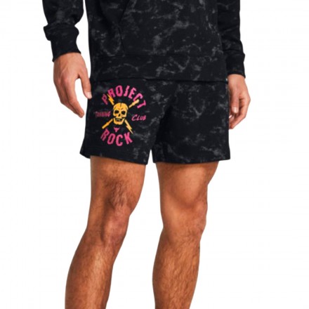 UNDER ARMOUR PJT RCK AOP RVL TERRY STS 1383290-001 Μαύρο