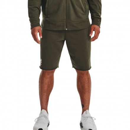 UNDER ARMOUR RIVAL TERRY SHORT 1361631-390 Χακί