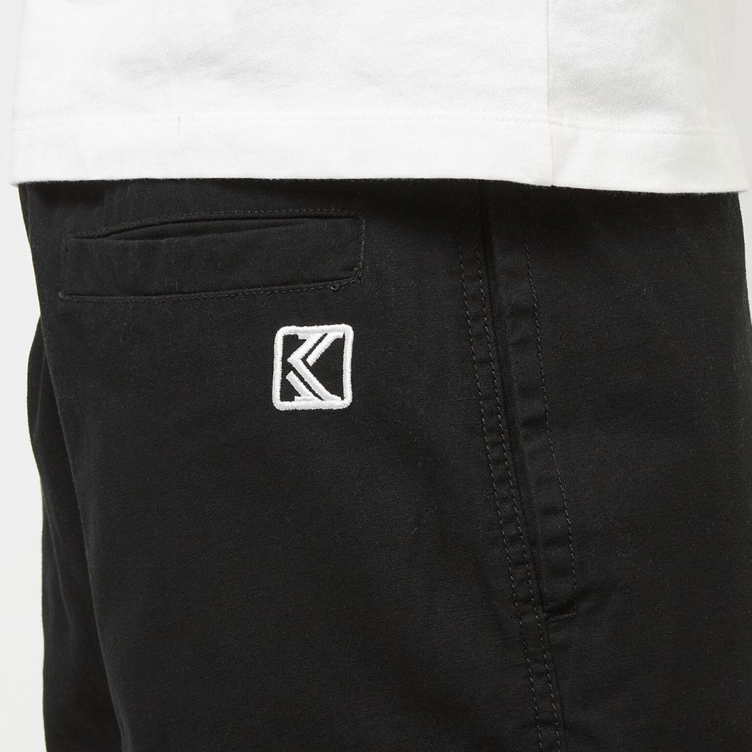 KARL KANI RETRO WASHED CARGO SHORTS KM242-017-2-BLACK Μαύρο