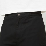 KARL KANI RETRO WASHED CARGO SHORTS KM242-017-2-BLACK Μαύρο Εικόνα 3