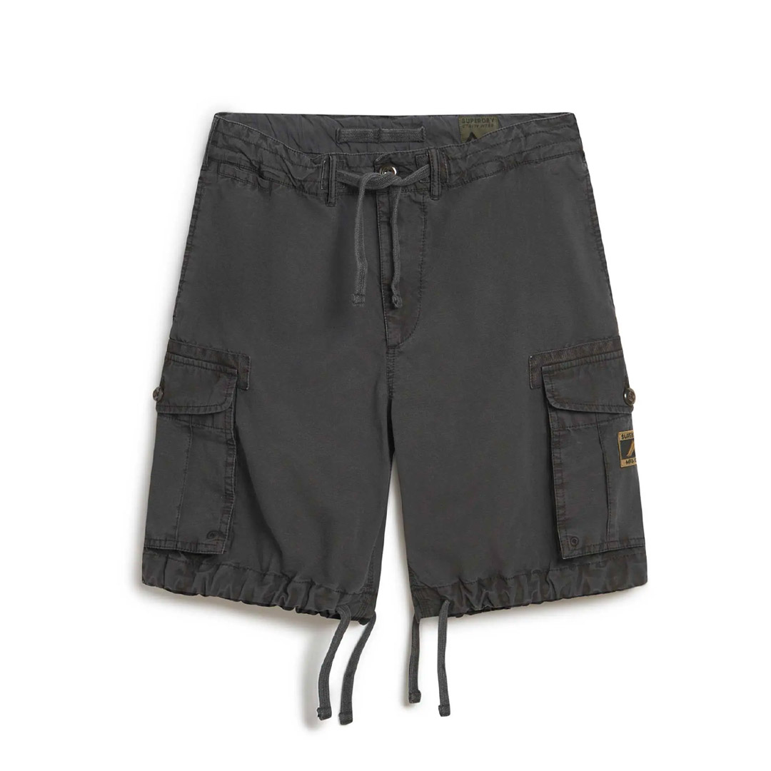 SUPERDRY D3 OVIN PARACHUTE LIGHT SHORT M7110435A-04A Black