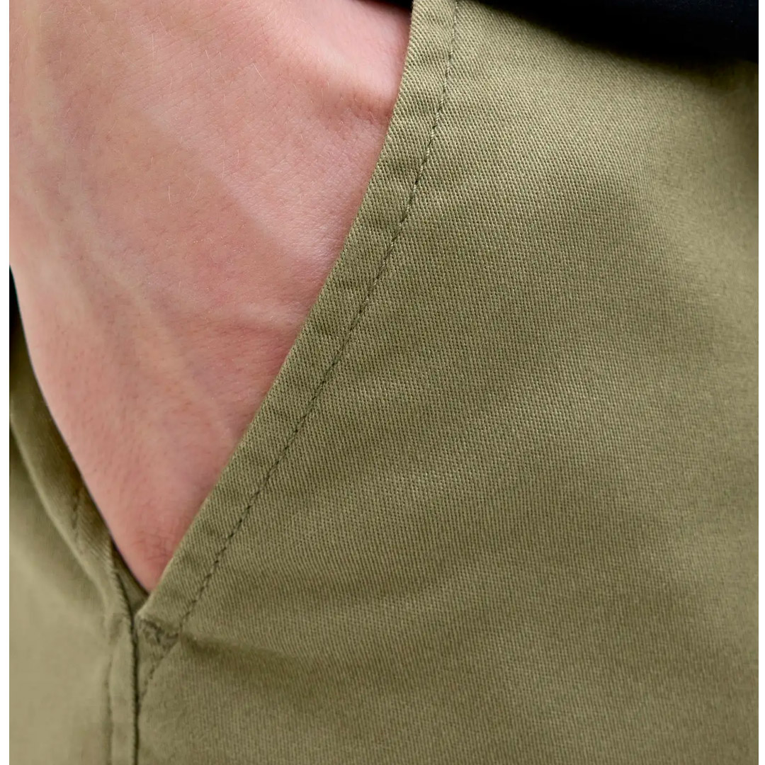 JJ REBEL JREBSHARP CHINO SHORT SN 12270748-DEEP LICHEN GREEN Χακί