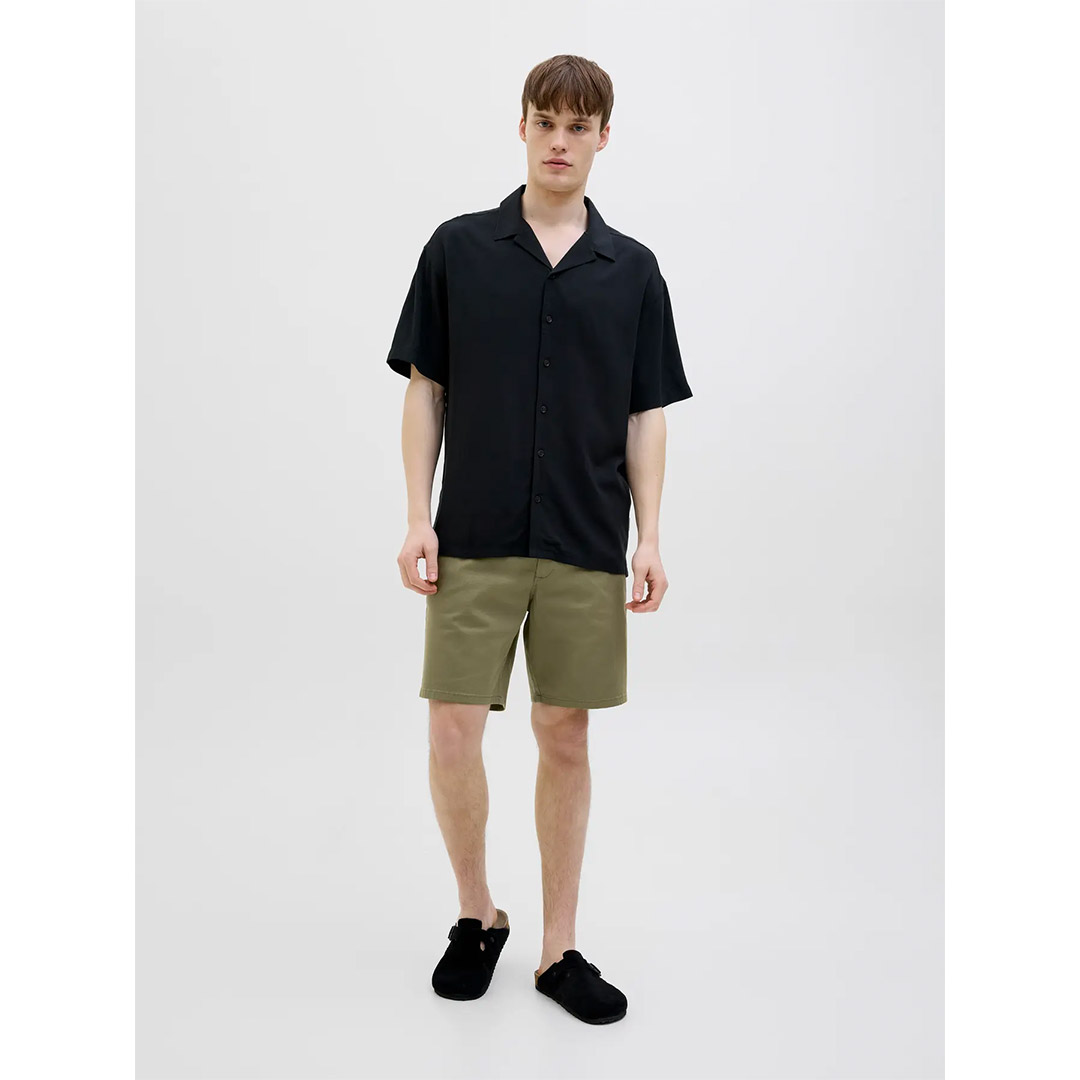 JJ REBEL JREBSHARP CHINO SHORT SN 12270748-DEEP LICHEN GREEN Χακί