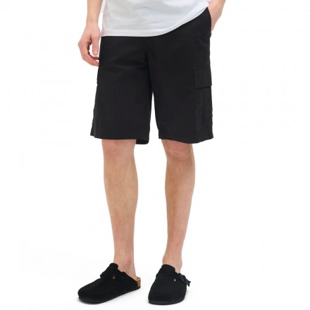 JJ REBEL CARLOS CARGO SHORT SN 12270753-BLACK Μαύρο