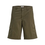 JJ REBEL CARLOS CARGO SHORT SN 12270753-OLIVE NIGHT OLIVE Image 