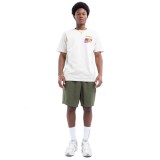 OBEY EASY LINEN SHORT 172120113-RMY Χακί Εικόνα 3