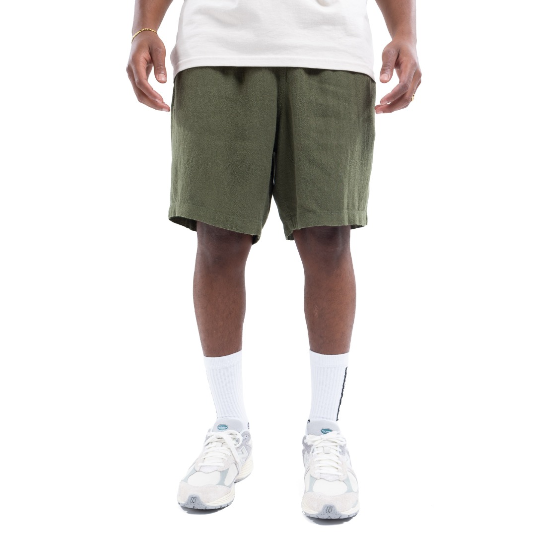 OBEY EASY LINEN SHORT 172120113-RMY Χακί