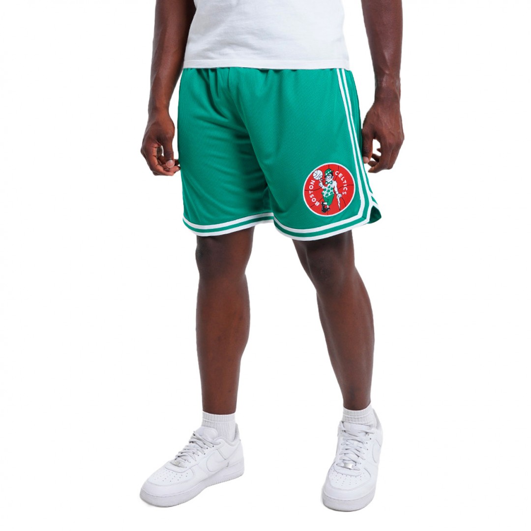 MITCHELL & NESS NBA OVERTIME WIN MESH SHORTS VINTAGE LOGO CELTICS BT10256-BCECLGN-CELTICS GREEN Πράσινο