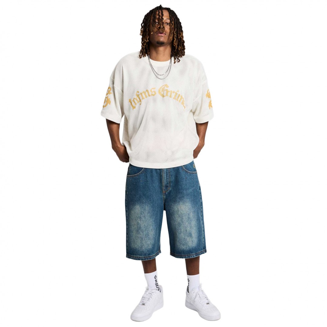 GRIMEY CHIEF WATCHER BAGGY DENIM SHORTS GBDS200-WSAG Jeans