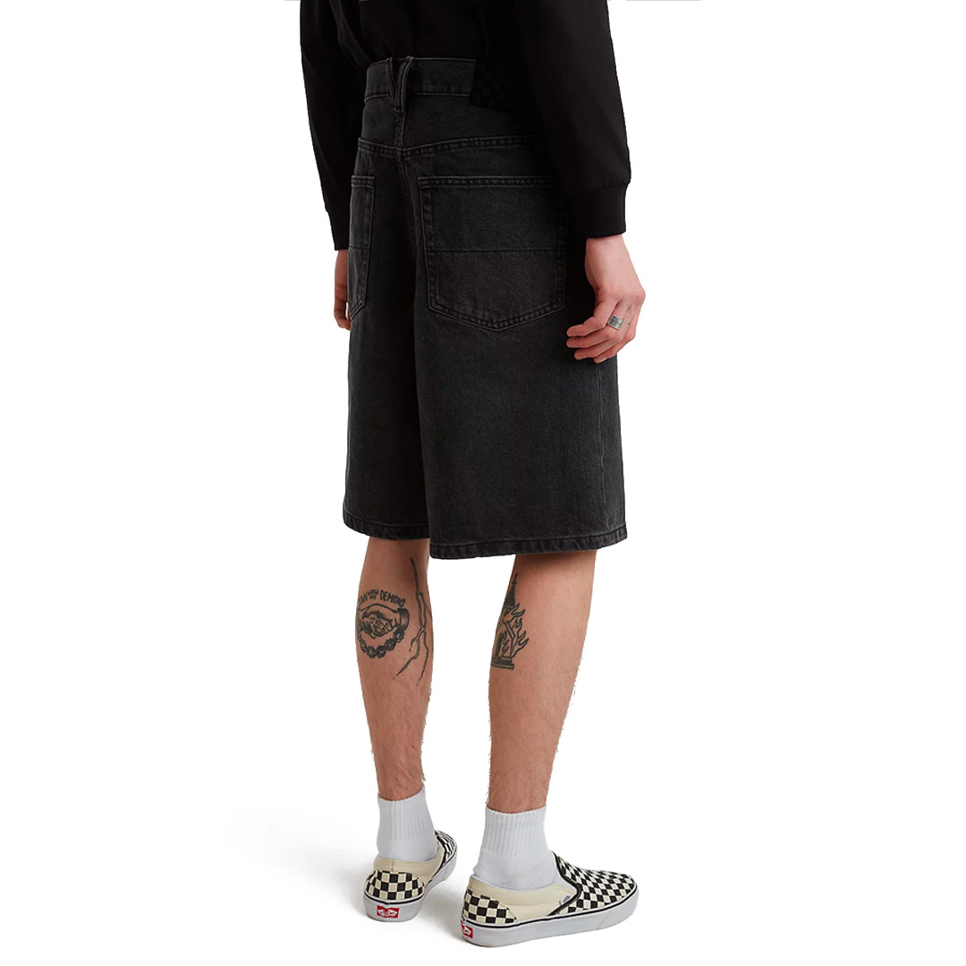 VANS CHECK-5 BAGGY DENIM SHORT VN000C9VEMQ-EMQ Black