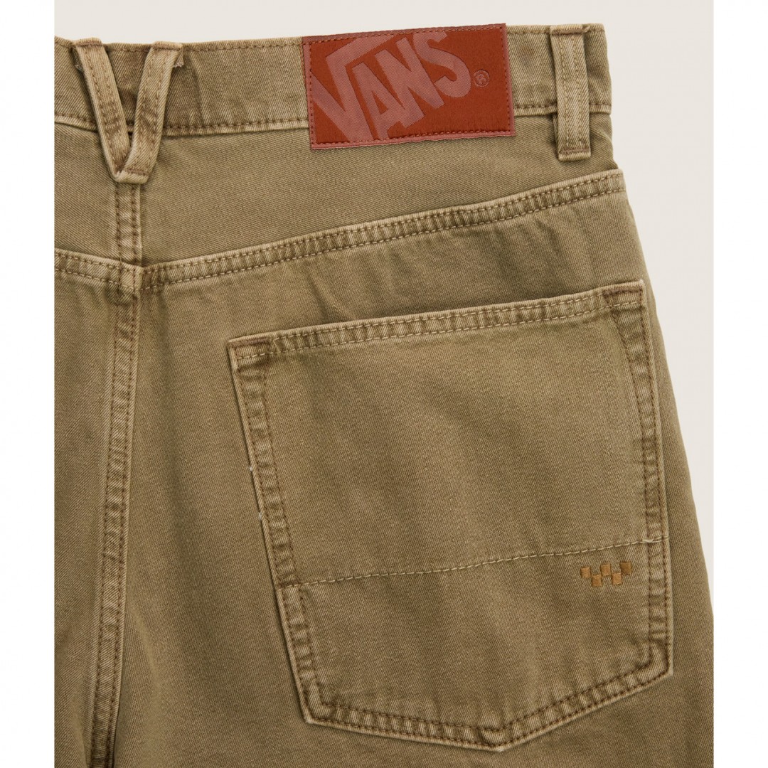 VANS CHECK-5 BAGGY DENIM SHORT VN000T7CEMF-EMF Κhaki