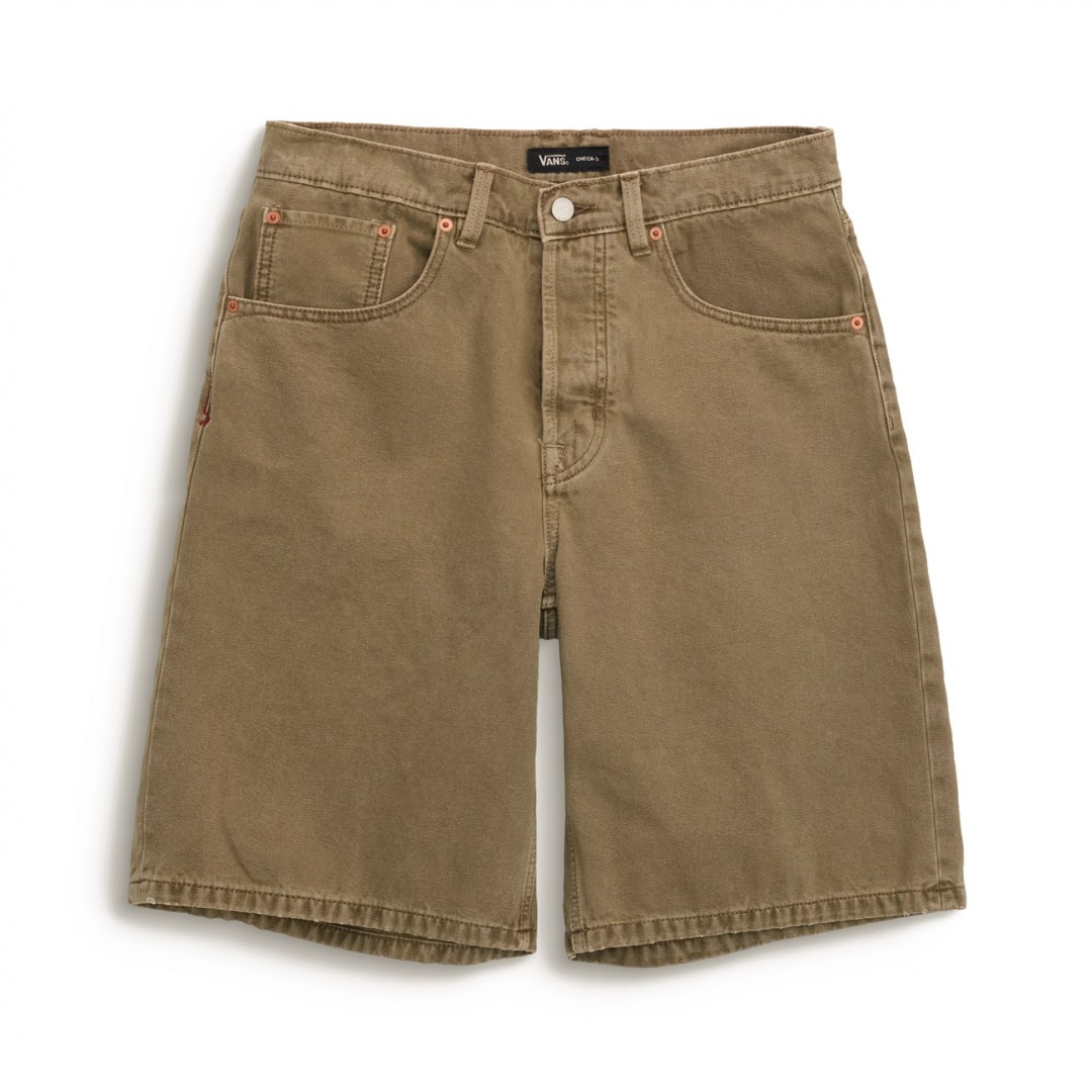 VANS CHECK-5 BAGGY DENIM SHORT VN000T7CEMF-EMF Κhaki