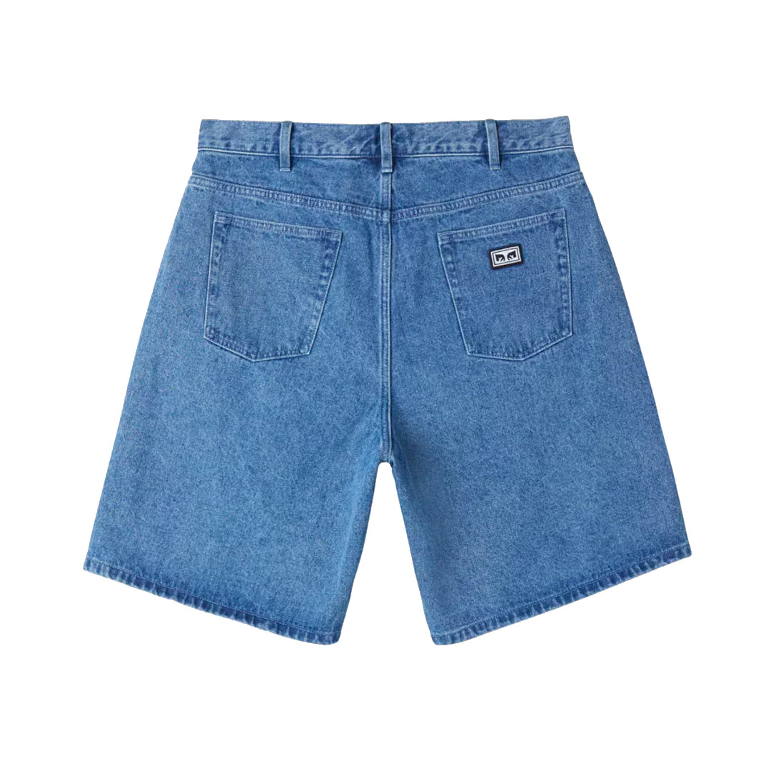 OBEY BIGWIG BAGGY DENIM SHORT 172100090-LIN Jeans