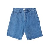 OBEY BIGWIG BAGGY DENIM SHORT 172100090-LIN Jeans Image 