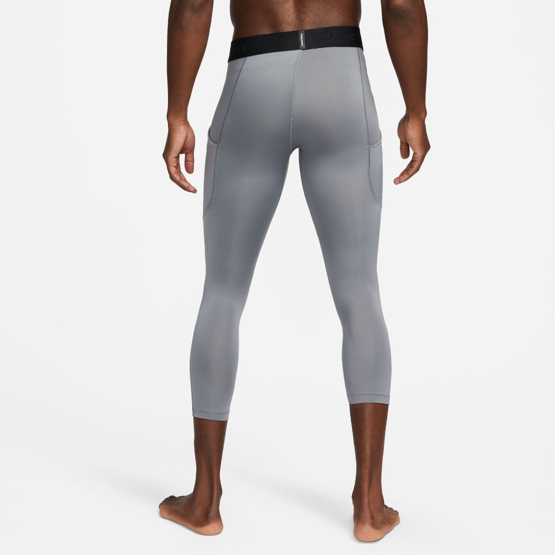 NIKE M NP DF 3QT TIGHT FB7950-084 Γκρί
