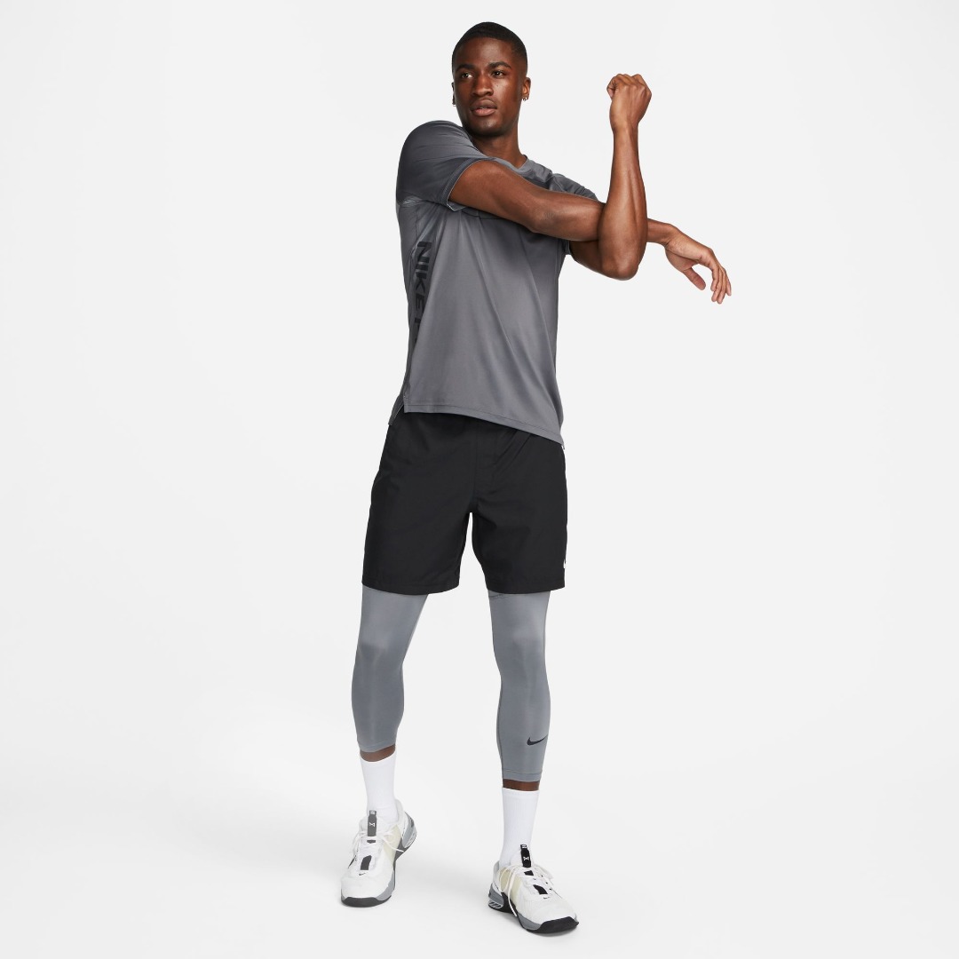 NIKE M NP DF 3QT TIGHT FB7950-084 Γκρί