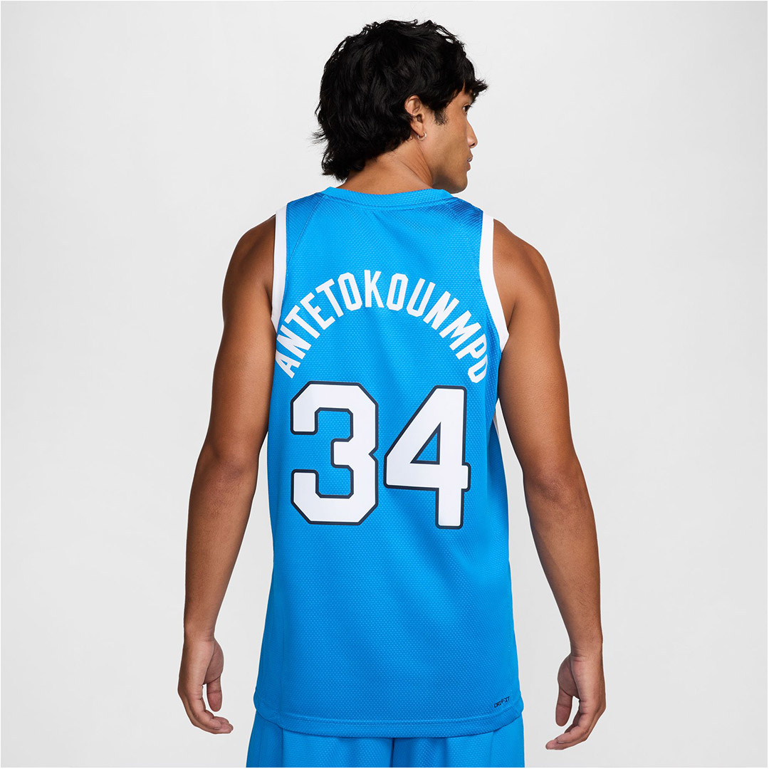 NIKE GIANNIS ANTETOKOUNMPO GREECE LIMITED ROAD HF5495-435 Blue