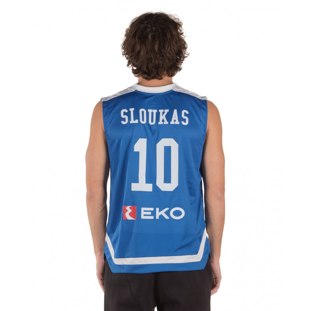 GSA GAME SHIRT HELLAS BASKETBALL SLOUKAS 17-17080 Blue