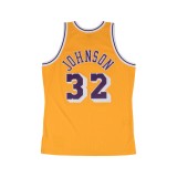 MITCHELL & NESS NBA SWINGMAN HOME JERSEY LAKERS 1984 MAGIC JOHNSON SMJYGS18175-LALLTGD84EJH-LIGHT GOLD Κίτρινο Εικόνα 0