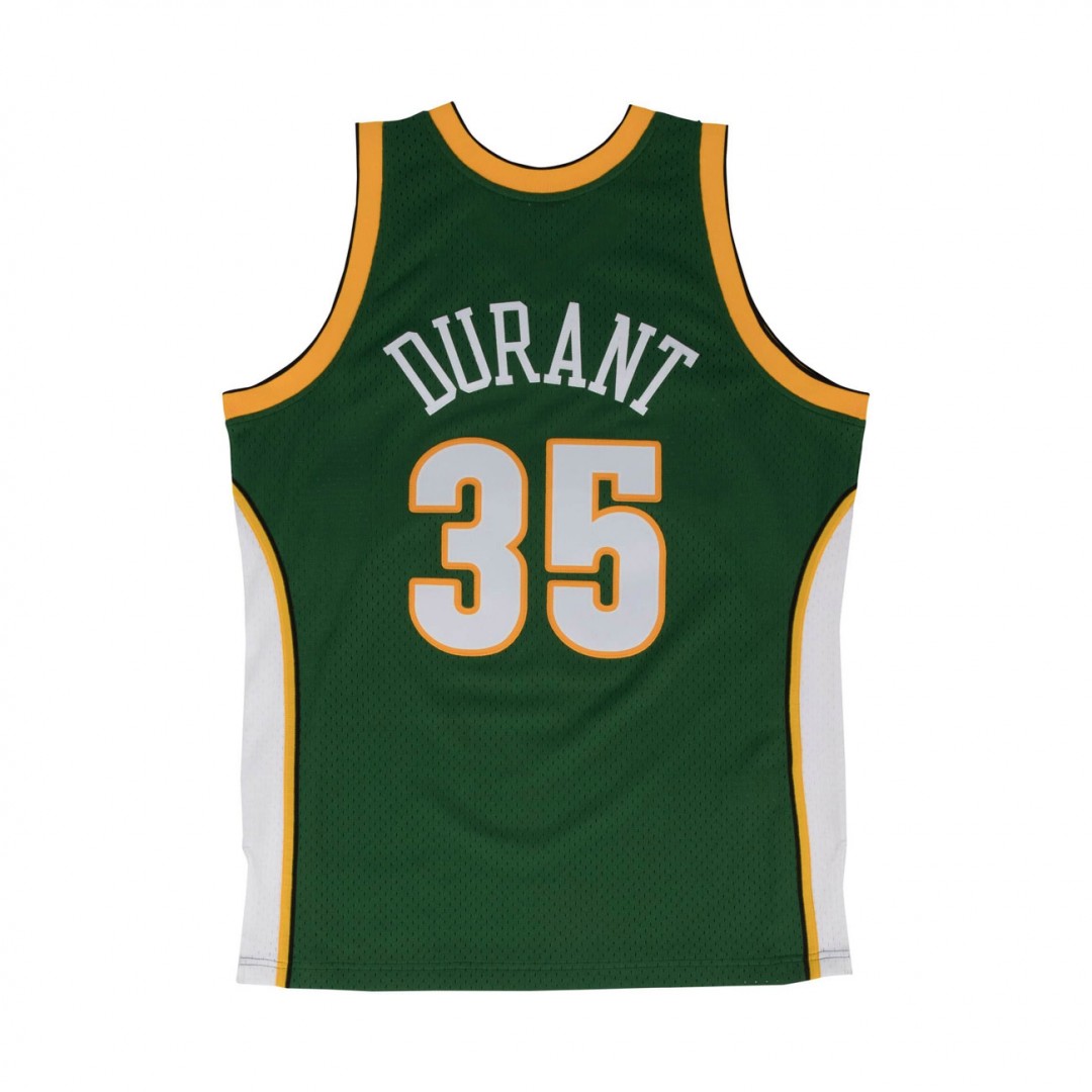MITCHELL & NESS NBA SWINGMAN ROAD JERSEY SUPERSONICS 2007 KEVIN DURANT SMJYGS18212-SSUDKGN07KDU-DARK GREEN Πράσινο
