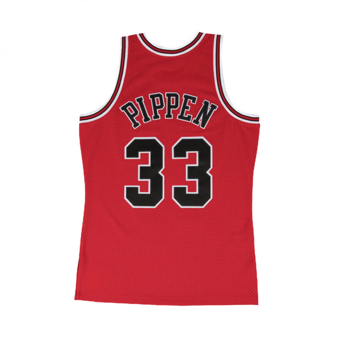 MITCHELL & NESS NBA SWINGMAN ROAD JERSEY BULLS 1997 SCOTTIE PIPPEN SMJYGS18153-CBUSCAR97SPI-UNIVERSITY RED Κόκκινο