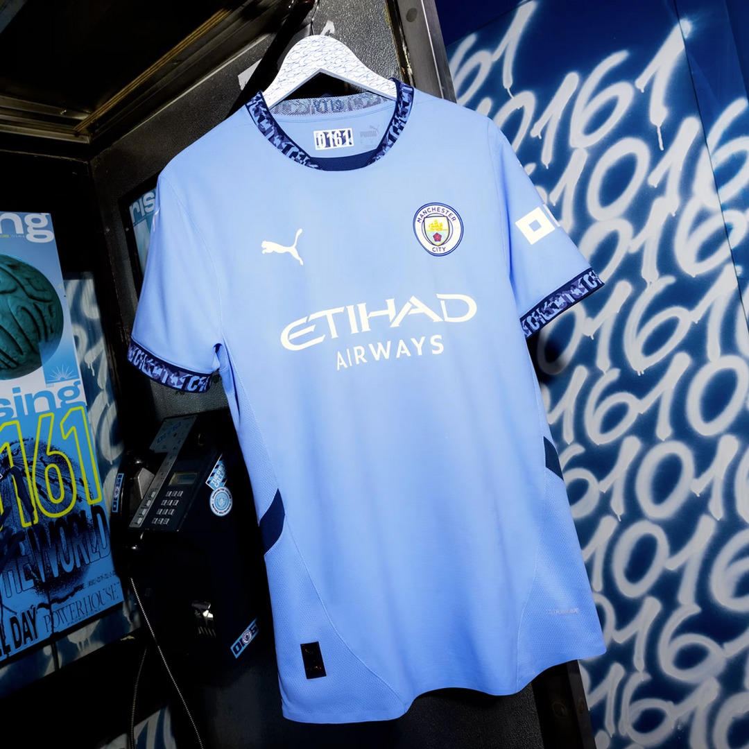 PUMA MCFC HOME JERSEY REPLICA 775075-01 Blue