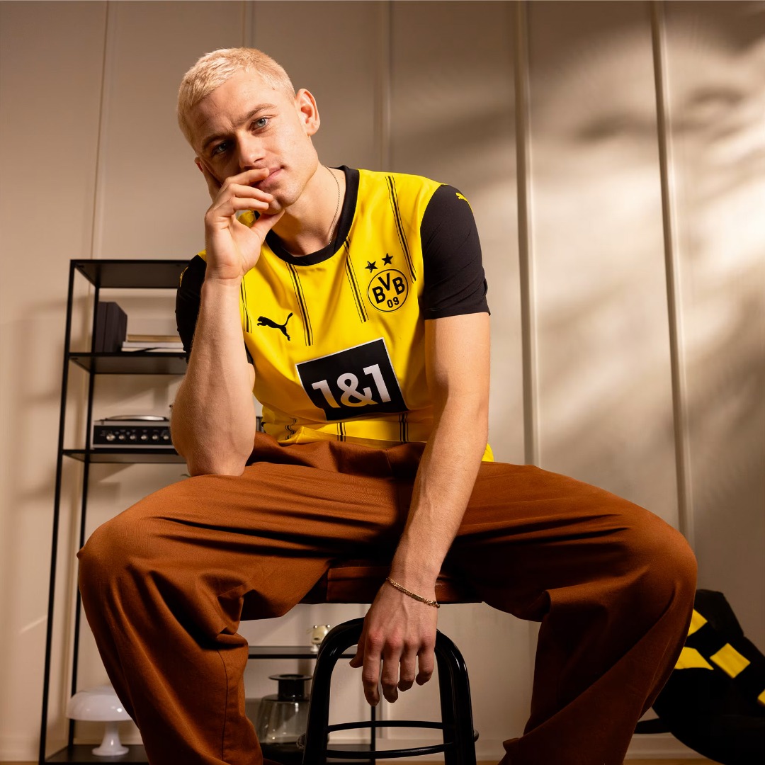 PUMA BVB HOME JERSEY REPLICA 774946-01 Κίτρινο