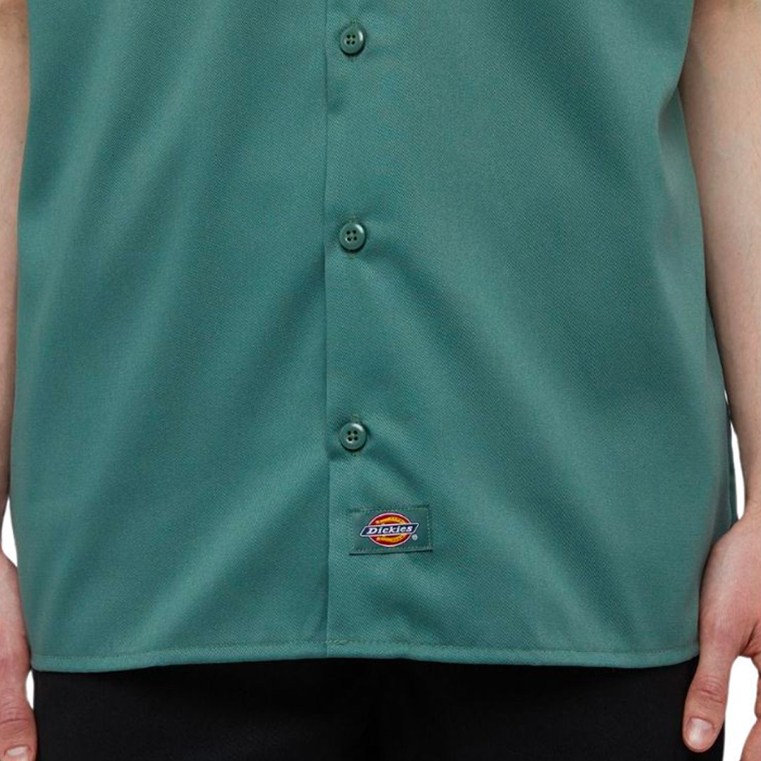 DICKIES WORK SHIRT SS REC DK0A4XK7H15-H15 Πράσινο