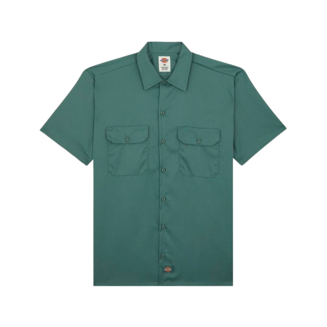 DICKIES WORK SHIRT SS REC DK0A4XK7H15-H15 Πράσινο