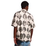 GRIMEY THE MIDNITE BUTTON UP SHIRT GHS746-LGRE Γκρί Εικόνα 0