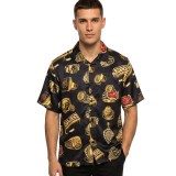 GRIMEY THE OG TOUR BUTTON UP SHIRT GHS797-BLK Black Image 
