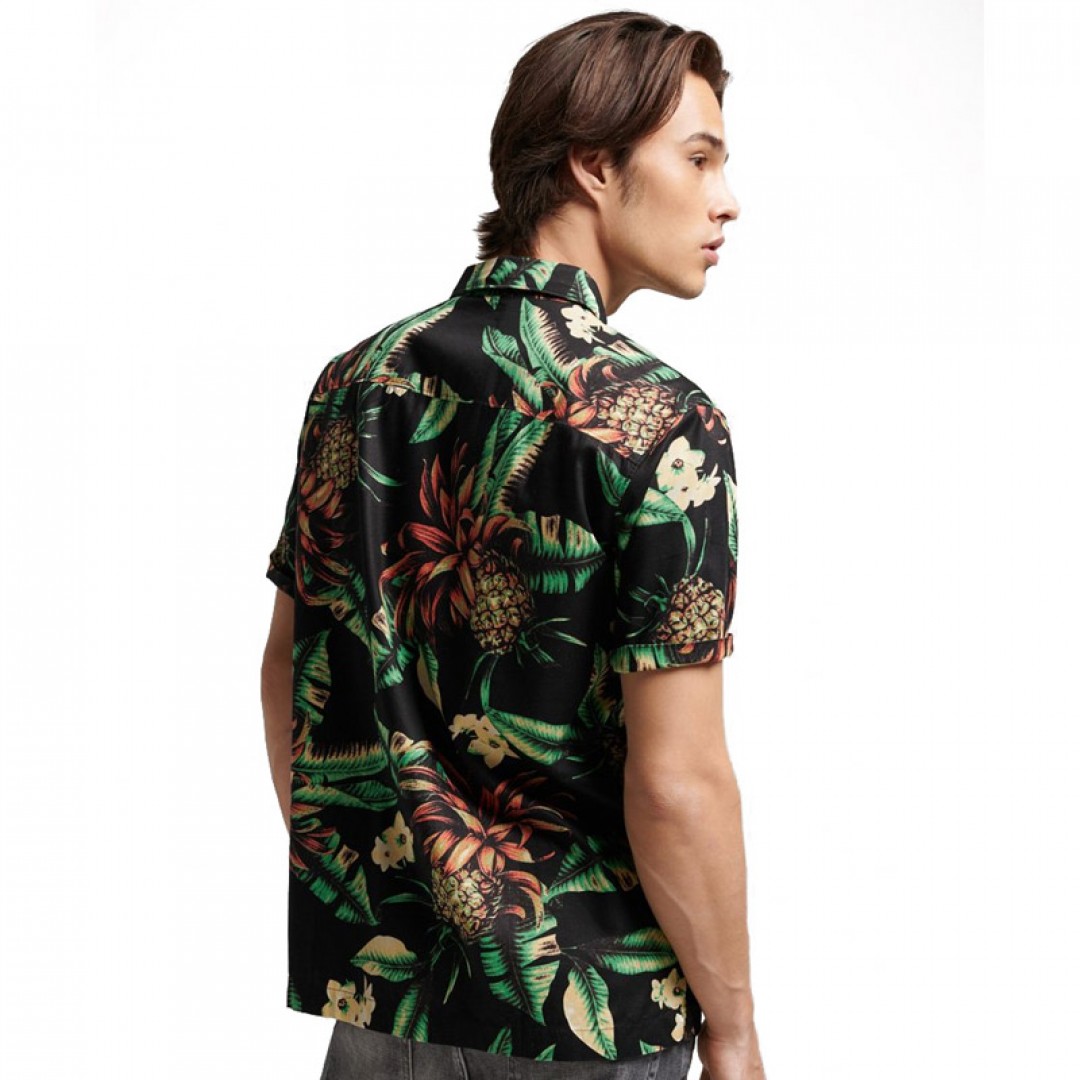 SUPERDRY D2 OVIN VINTAGE HAWAIIAN S/S SHIRT M4010620A-9FC Πολύχρωμο