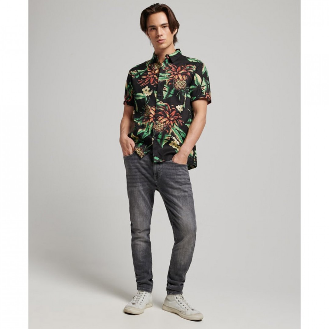 SUPERDRY D2 OVIN VINTAGE HAWAIIAN S/S SHIRT M4010620A-9FC Πολύχρωμο
