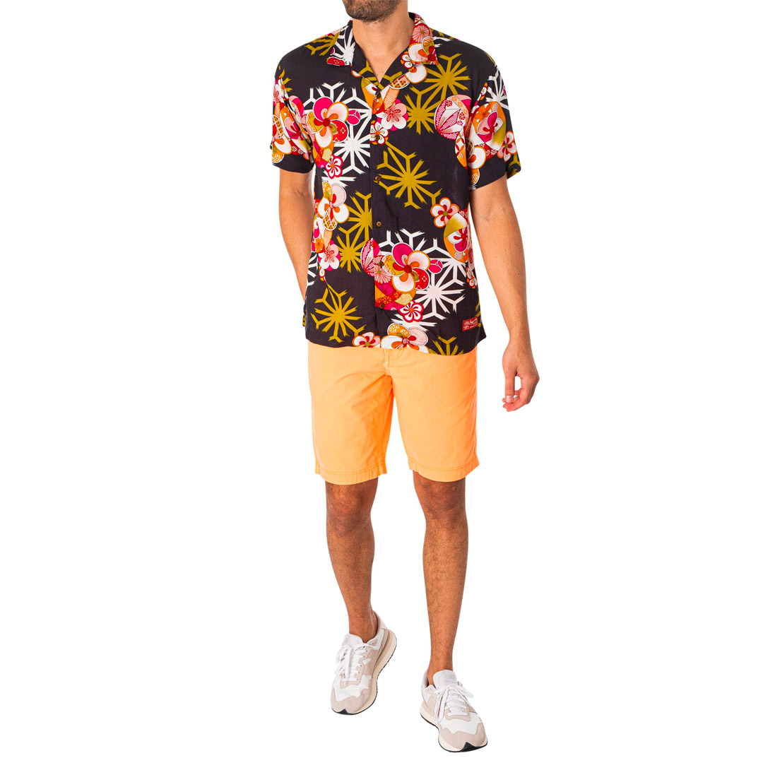 SUPERDRY D3 OVIN HAWAIIAN RESORT SHIRT M4010740A-2EE Πολύχρωμο