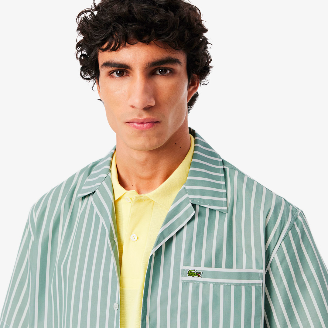 LACOSTE SHIRTS SS CORE COLLECTION CH9083BLI Πράσινο
