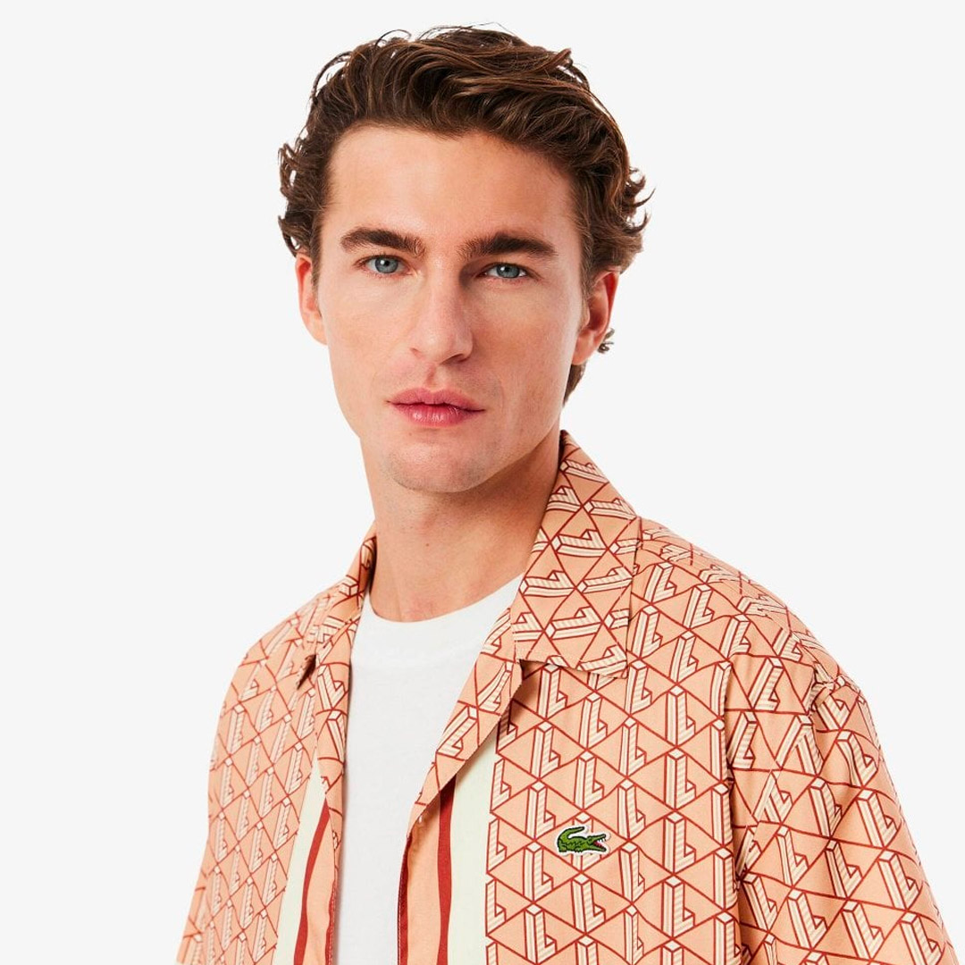 LACOSTE SHIRTS SS CORE COLLECTION CH9094F9I Καφέ