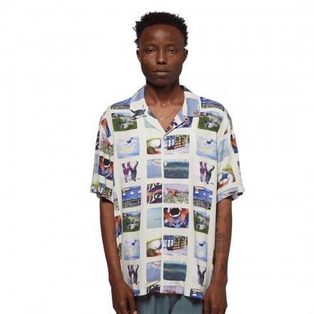 HUF 500 CHANNELS S/S RESORT SHIRT BU00205-MULTI Πολύχρωμο