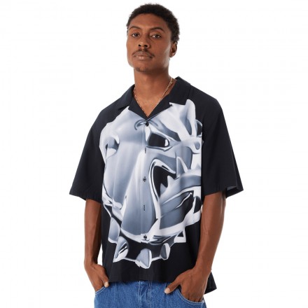 HUF BIG DAWG S/S RESORT SHIRT BU00231-BLACK Μαύρο