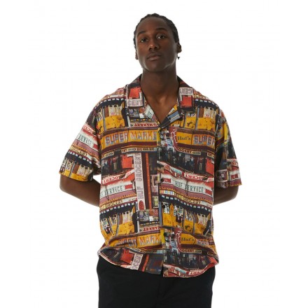 HUF CORNER STORE S/S RESORT SHIRT BU00175-MULTI Πολύχρωμο