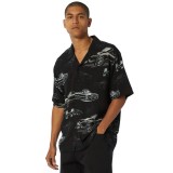 HUF DROP TOP S/S RESORT SHIRT BU00181-BLACK Μαύρο Εικόνα 