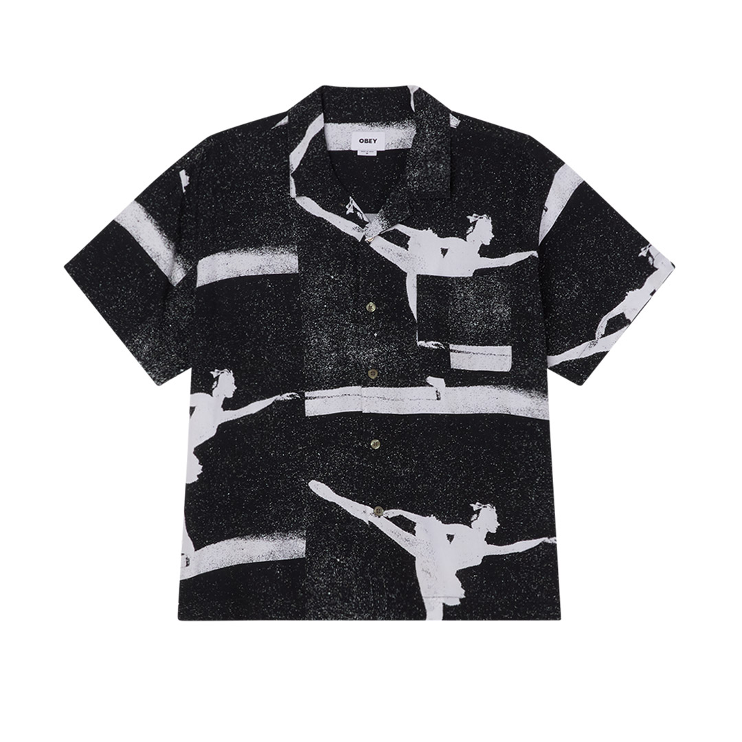 OBEY JACQUES WOVEN SS 181210431-BKM Μαύρο