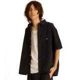 OBEY BIGWIG DENIM SHIRT SS 181210425-FBL Black Image 