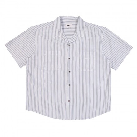 OBEY BIGWIG STRIPE WOVEN S/S 181210413-GGY Πολύχρωμο