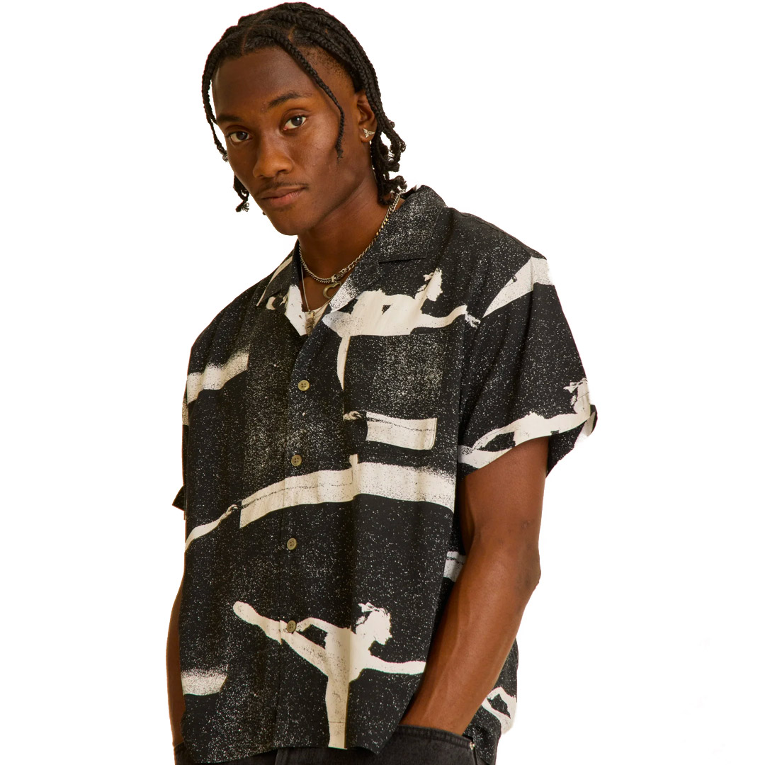 OBEY JACQUES WOVEN SS 181210431-BKM Μαύρο