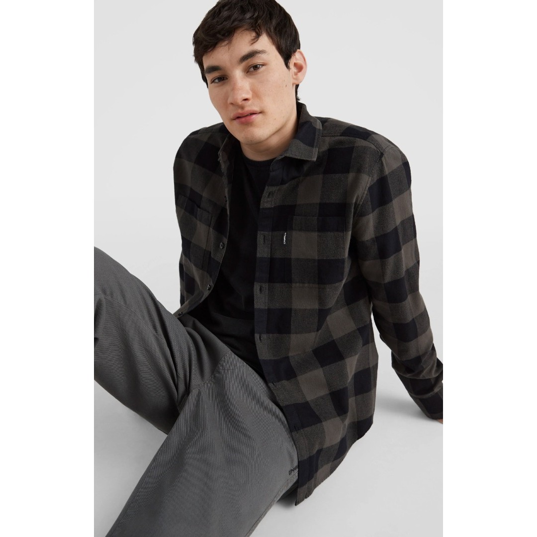 O'NEILL FLANNEL CHECK SHIRT 2650007-36020 Χακί