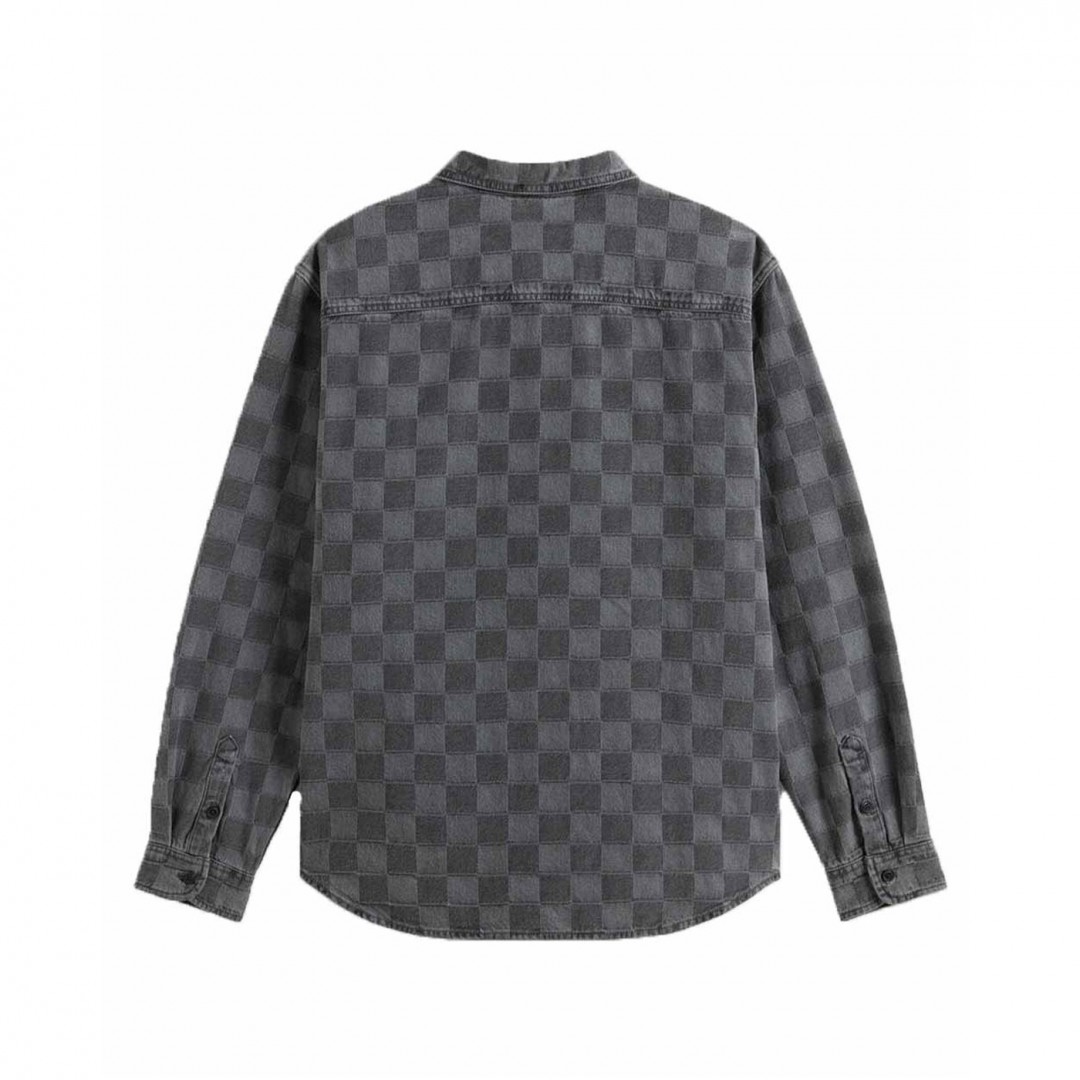 VANS HASTINGS CHECKERBOARD DENIN VN000P84EMV-EMV Black