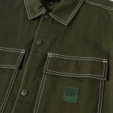 HUF MASON SHACKET BU00212-HUNTG Κhaki Image 1