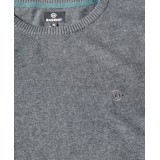BASEHIT COTTON KNITTED SWEATER 182.BM70.91-D.GREY ML Coal Image 2
