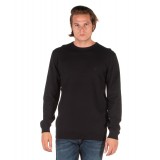 EMERSON COTTON KNITTED SWEATER 192.EM70.90-BLACK Black Image 